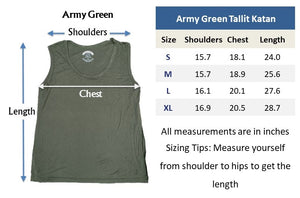 Army Green Tallit Katan