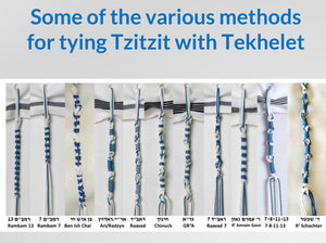 Tying Tzizit with Tekhelet
